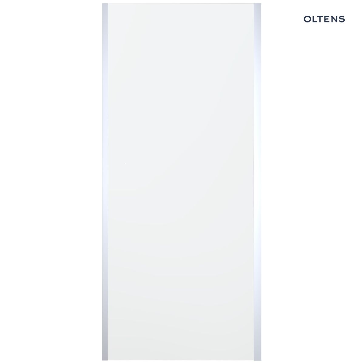 Oltens Fulla ścianka prysznicowa 90 cm boczna do drzwi chrom błyszczący/szkło przezroczyste