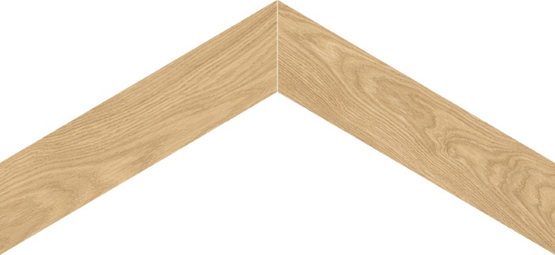 pojedyncza plytka gresowa Emil Mimesis Chevron Miele Natural 