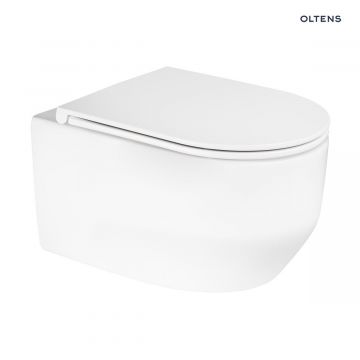 Oltens Holsted miska WC wisząca PureRim biała