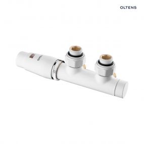 Oltens Varmare Ventil zestaw termostatyczny zintegrowany grzejnikowy lewy biały
