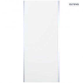 Oltens Fulla ścianka prysznicowa 80 cm boczna do drzwi chrom błyszczący/szkło przezroczyste