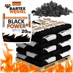 Węgiel Ekogroszek Bartex Black Power 1T 1000Kg 24-25Mj