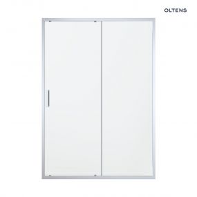 Oltens Fulla drzwi prysznicowe 110 cm wnękowe chrom błyszczący/szkło przezroczyste
