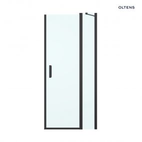 Oltens Verdal drzwi prysznicowe 100 cm czarny mat/szkło przezroczyste