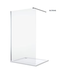 Oltens Vida Walk-in ścianka prysznicowa 120 cm szkło przezroczyste