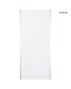 Oltens Fulla ścianka prysznicowa 90 cm boczna do drzwi chrom błyszczący/szkło przezroczyste