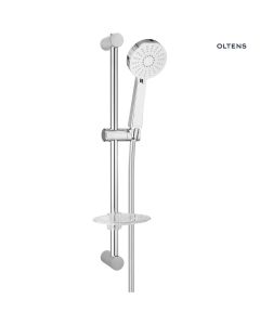 Oltens Motala Select Alling 60 zestaw prysznicowy z mydelniczką chrom