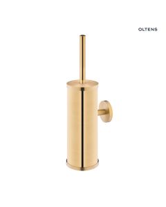Oltens Gulfoss szczotka toaletowa wisząca złoto szczotkowane