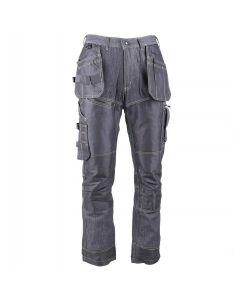 Jeansowe spodnie robocze ciemne Lahti Pro