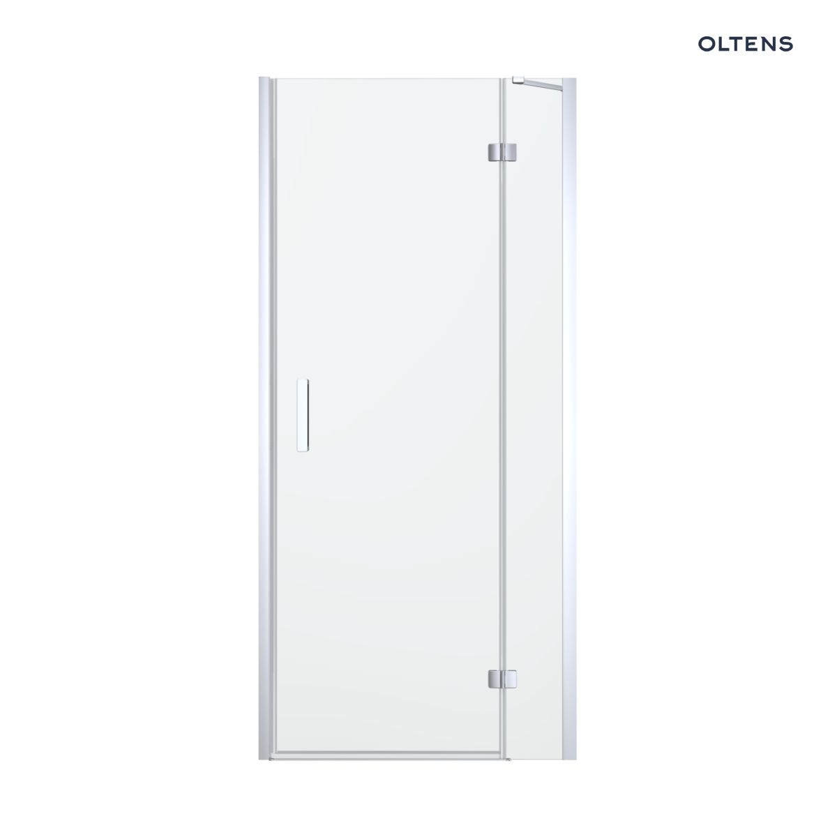 Oltens Disa drzwi prysznicowe 120 cm wnękowe szkło przezroczyste