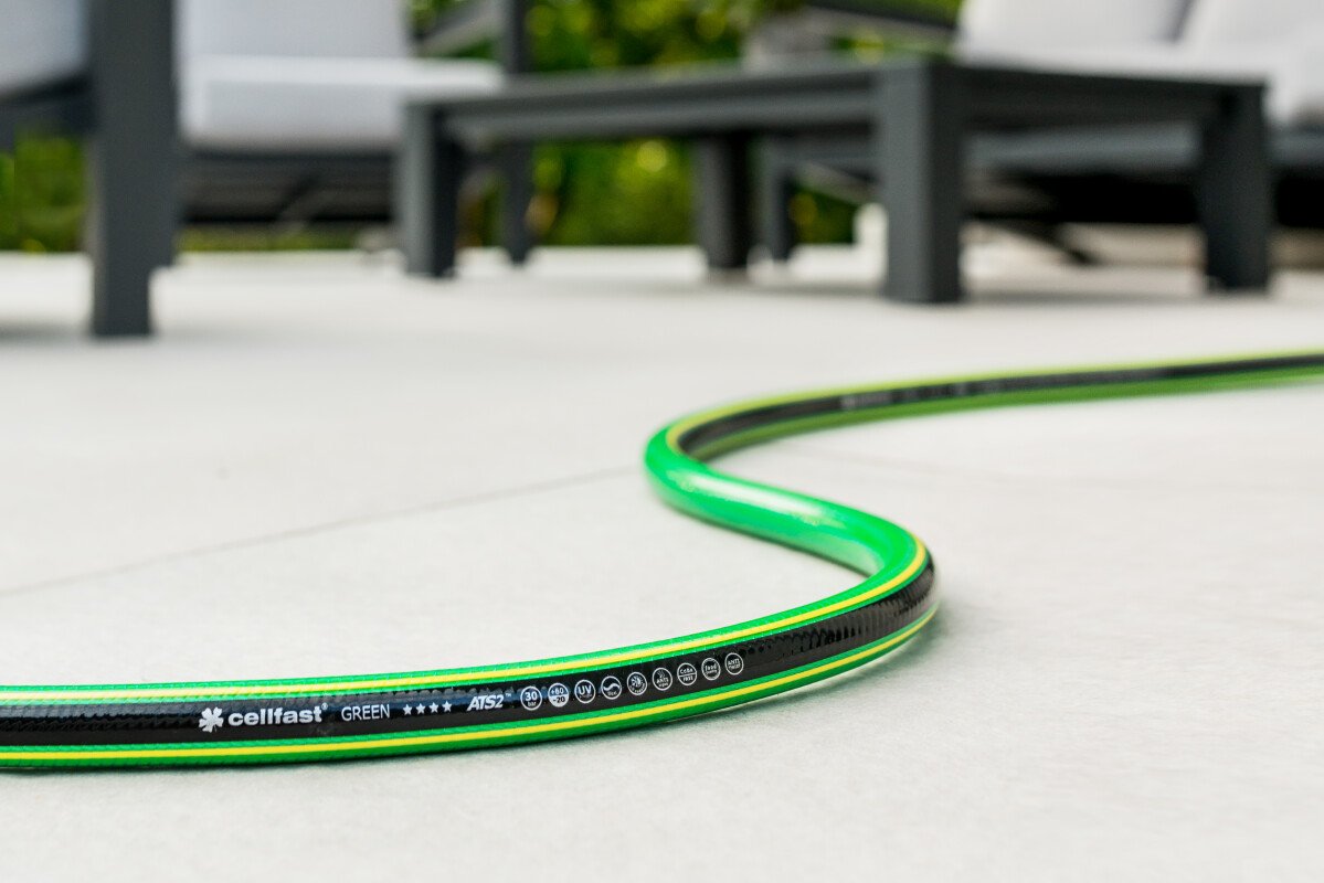 Elastyczny wąż ogrodowy 1/2'' 25m ATS2™, odporny na algi, z podwójnym oplotem